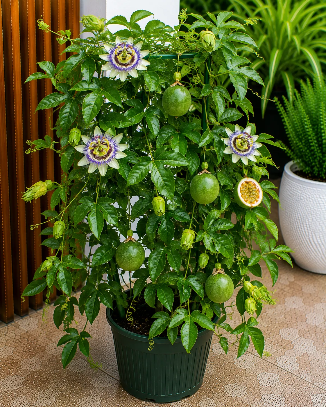 Live Passion Fruit Plant, Healthy Rooted Vine, Fast Growing, Suitable For Home Garden